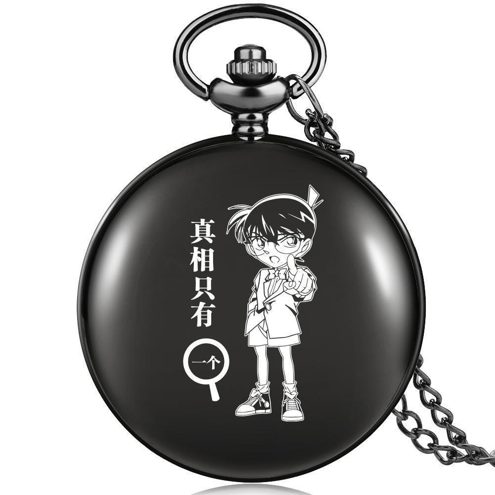 Đồng Hồ Quả Quýt Chạm Khắc Hình Thám Tử conan kaito kidd shinichi kudo