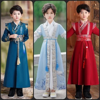 Trang phục cổ trang bé trai Trung Quốc, hán phục bé trai hóa trang chụp ảnh