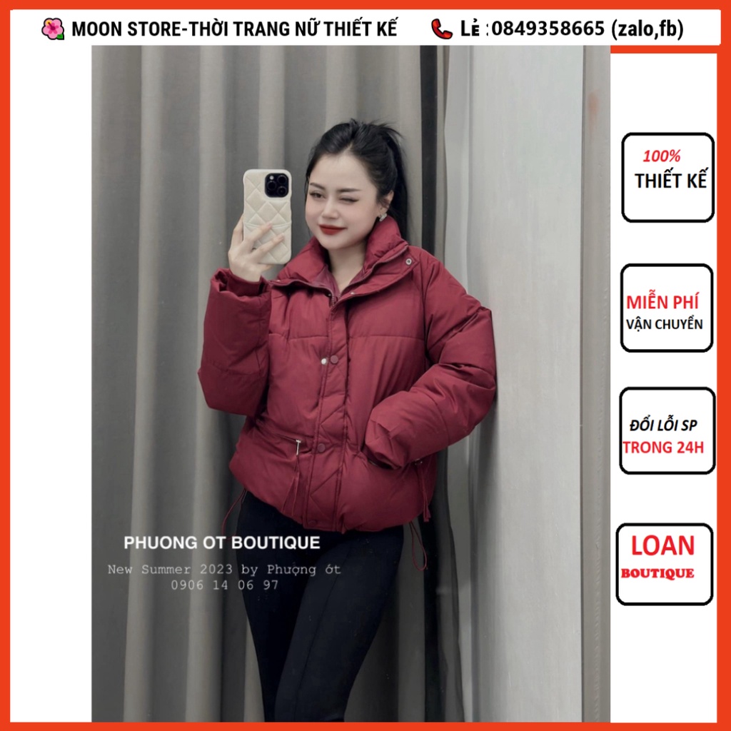 Áo phao nữ siêu nhẹ cổ cao-áo khoác phao nữ không mũ ❤HÀNG XỊN