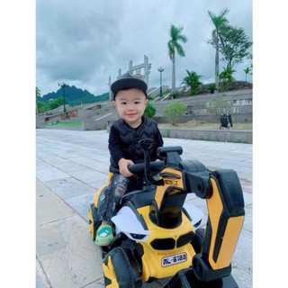 Xe cẩu điện cho bé từ2 đến 7 tuổi xe cẩu điện đồ chơi cỡ lớn kèm nhạc có đèn dùng cho trẻ