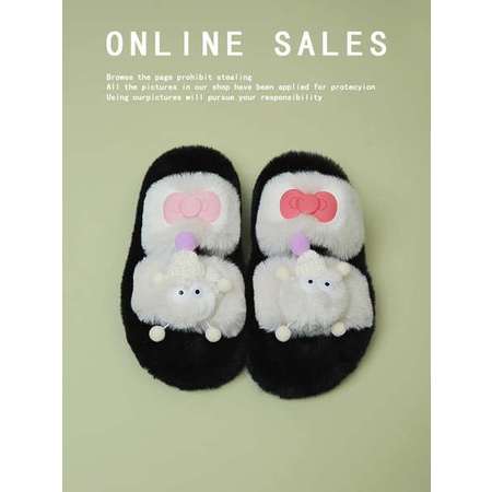 Dép Bông Đi Trong Nhà Hình Hoạt Hình Xinh Xắn Cho Nữ