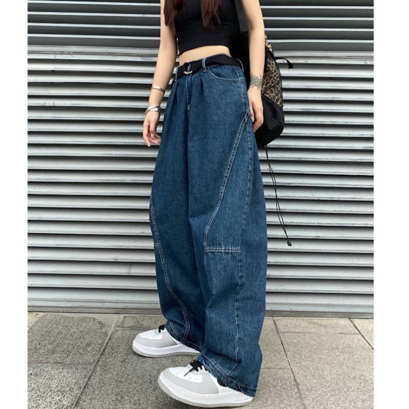 Quần jeans nữ , Quần jeans nữ loe bạc mài phong cách siêu HOT 2023 X03