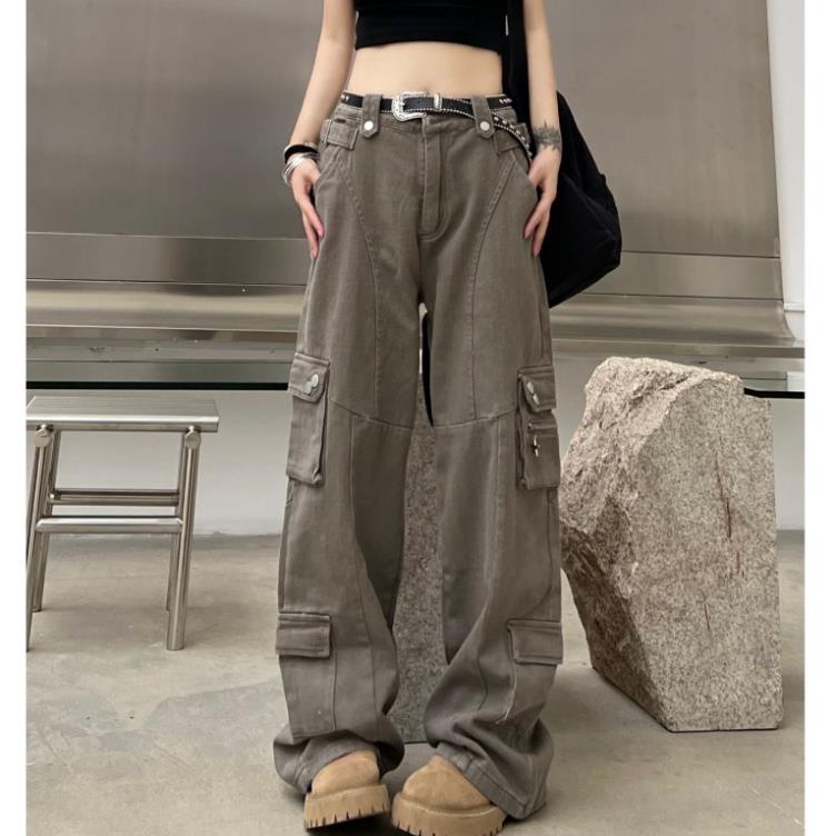 Quần đính đá bạc, Quần jean bò nam Amiri slimfit xanh bụi rách xù to đùi gối vá vải đính đá bạc 4 cúc boy phố hot MS 16