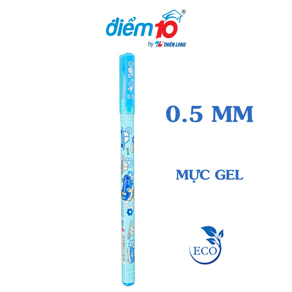 Combo Bút gel Smooth Flowing Gel Ink Thiên Long Điểm 10 TP-GEL038