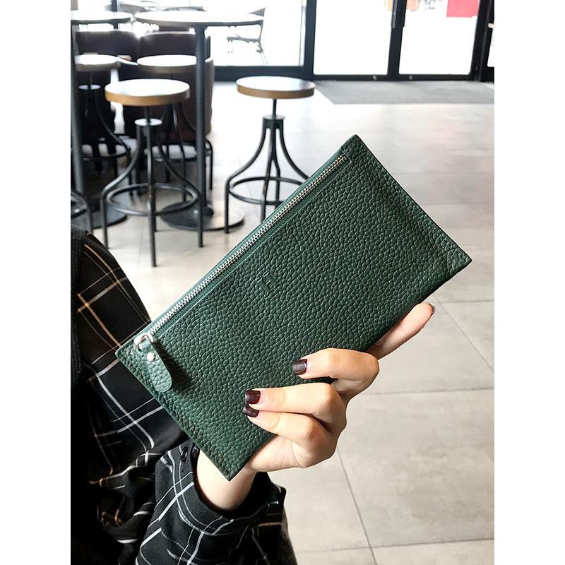 Hermes Ví Da Siêu Mỏng Dáng Dài Thiết Kế Đơn Giản Thời Trang Mùa Hè 2021 Cho Nữ