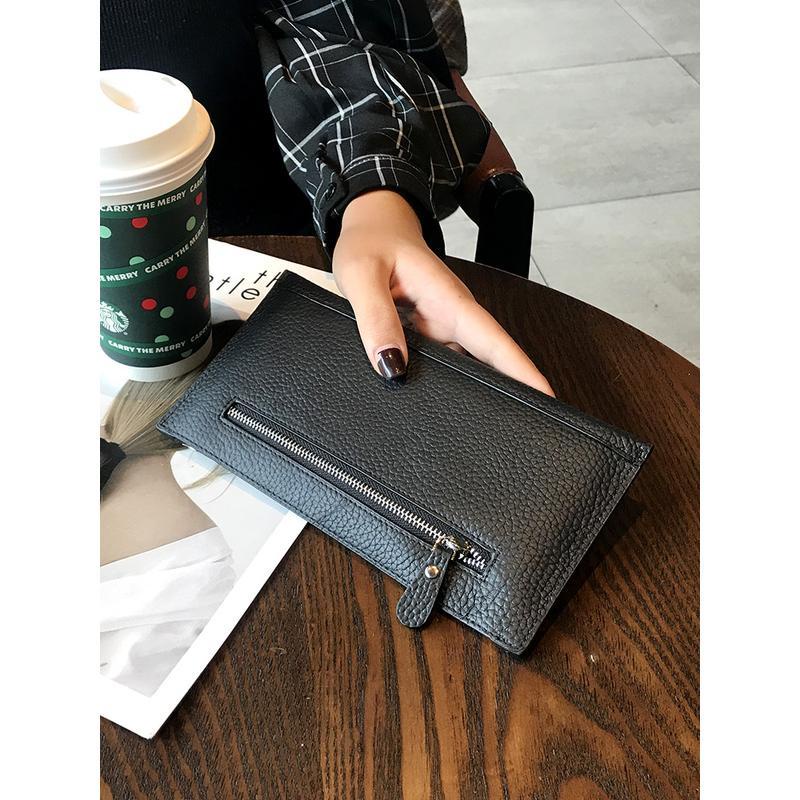 Hermes Ví Da Siêu Mỏng Dáng Dài Thiết Kế Đơn Giản Thời Trang Mùa Hè 2021 Cho Nữ