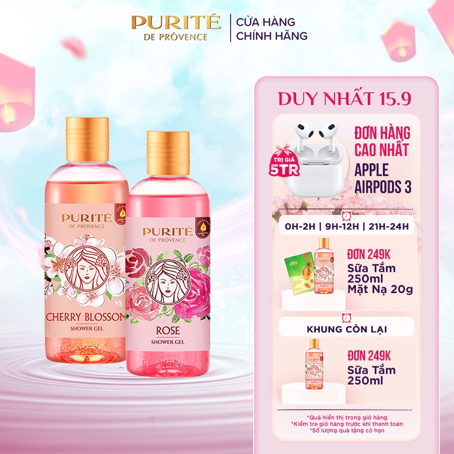 Sữa Tắm Thiên Nhiên Purité 250ml
