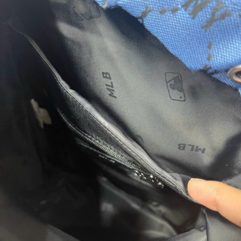 Balo nam nữ ML unisex hai ngăn da chống thấm nước sọc caro