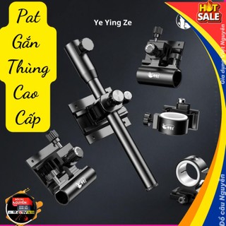  Pat gắn thùng câu đài cao cấp  pat chống cần pat ô  pat khay mồi thùng câu cá Ye Ying Ze 
