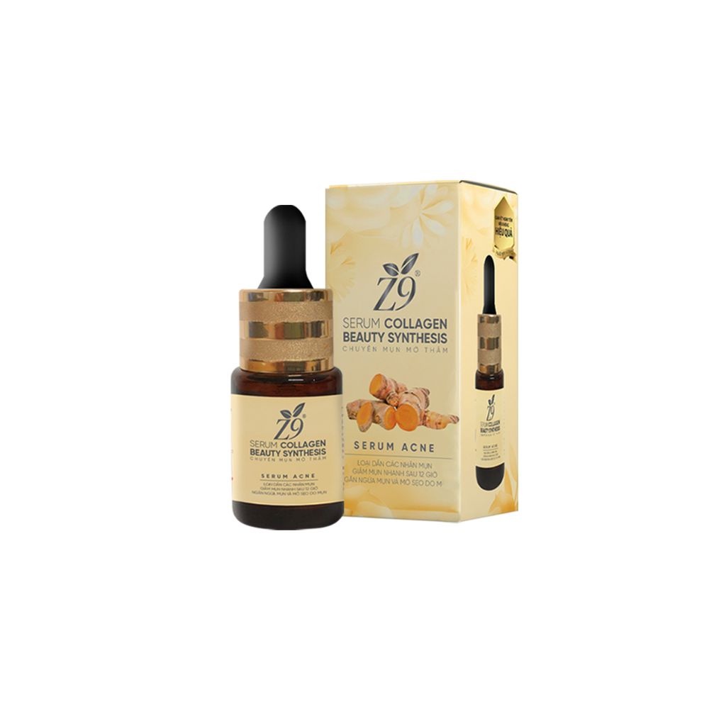 Serum Giảm Mụn Tinh Chất Nghệ Z9 Mờ Thâm Trắng Da Giảm Mụn Nhanh Chóng 15ml Z32