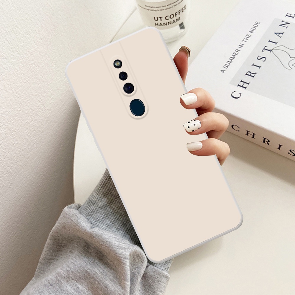 Ốp lưng Oppo F11 / F11 Pro viền vuông TPU đen trơn chất lượng