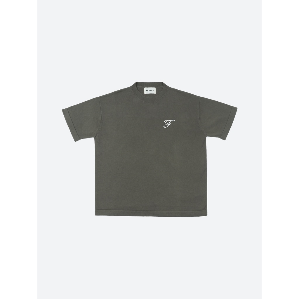 Áo thun len Dark Gray Knit T-Shirt