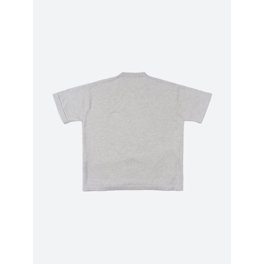 Áo thun len Heather Gray Knit T-Shirt