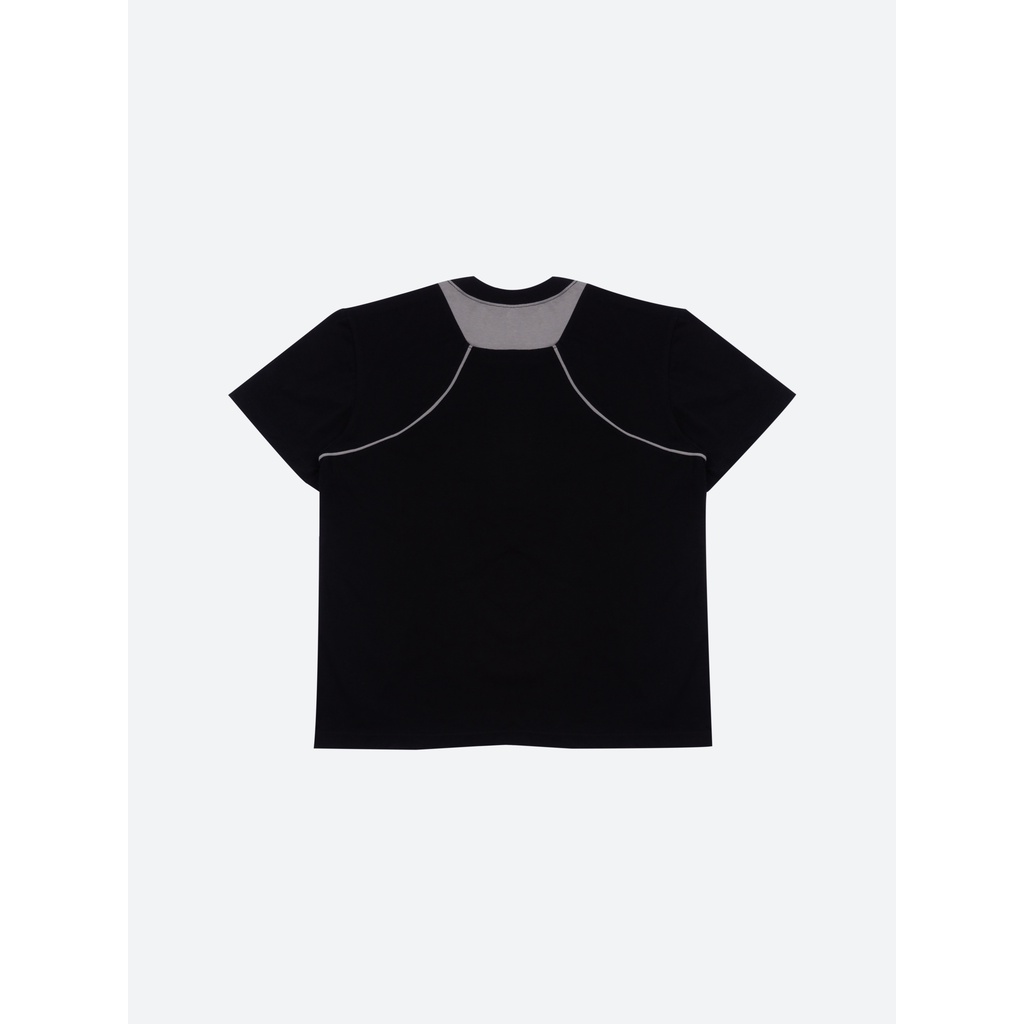 Áo thun Black Paneled T-Shirt