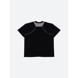 Áo thun Black Paneled T-Shirt