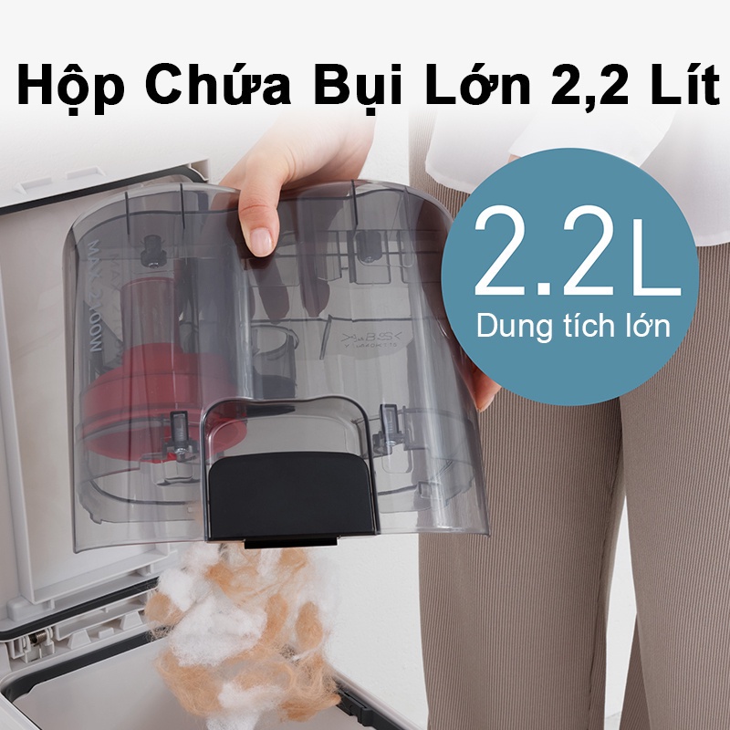 Máy Hút Bụi Dạng Hộp Panasonic MC-CL607RN49 - Công suất 2100W - Công nghệ gió xoáy - Hàng chính hãng