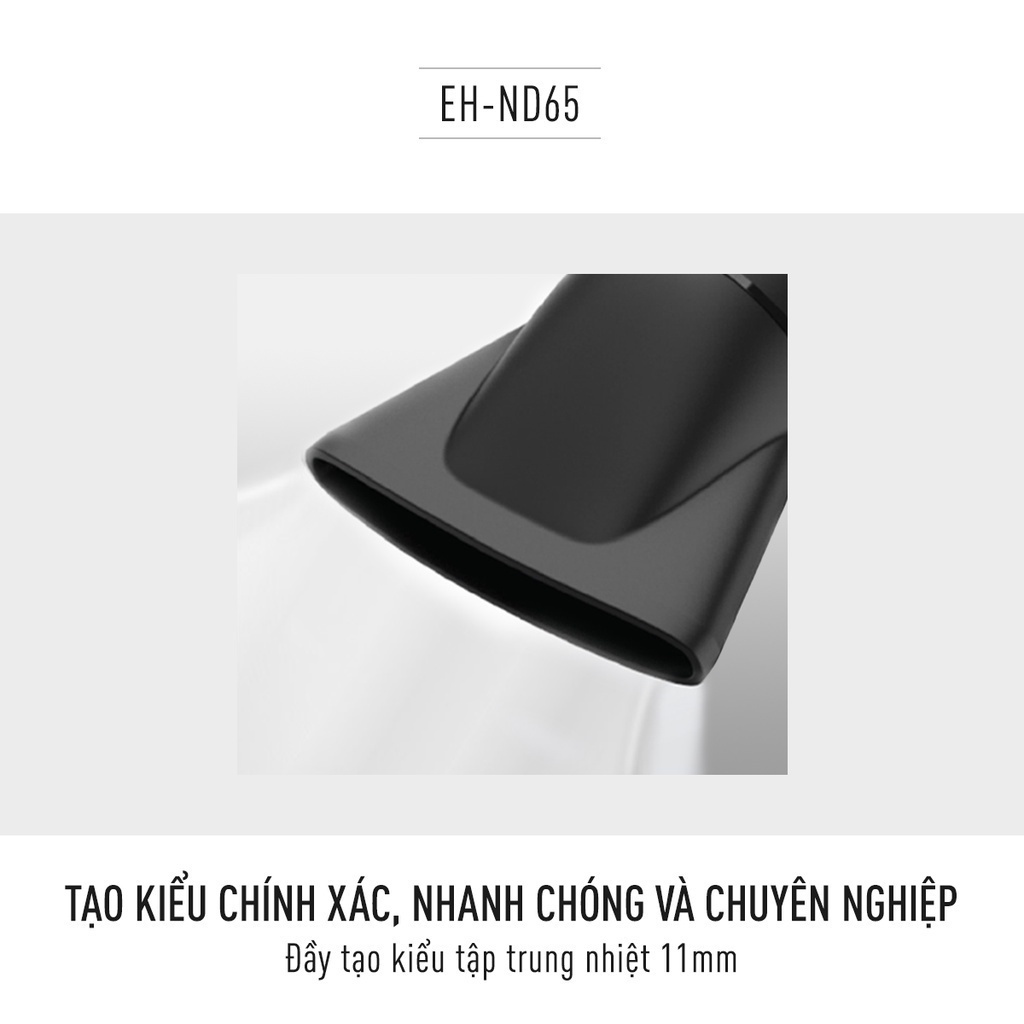 Máy sấy tóc Panasonic EH-ND65-K645 – Công suất 2300W – Sấy nóng lạnh – Đầu sấy 11mm