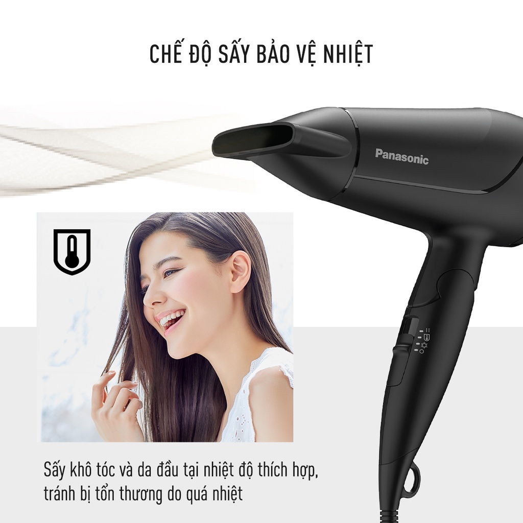 Máy sấy tóc Panasonic EH-ND65-K645 – Công suất 2300W – Sấy nóng lạnh – Đầu sấy 11mm