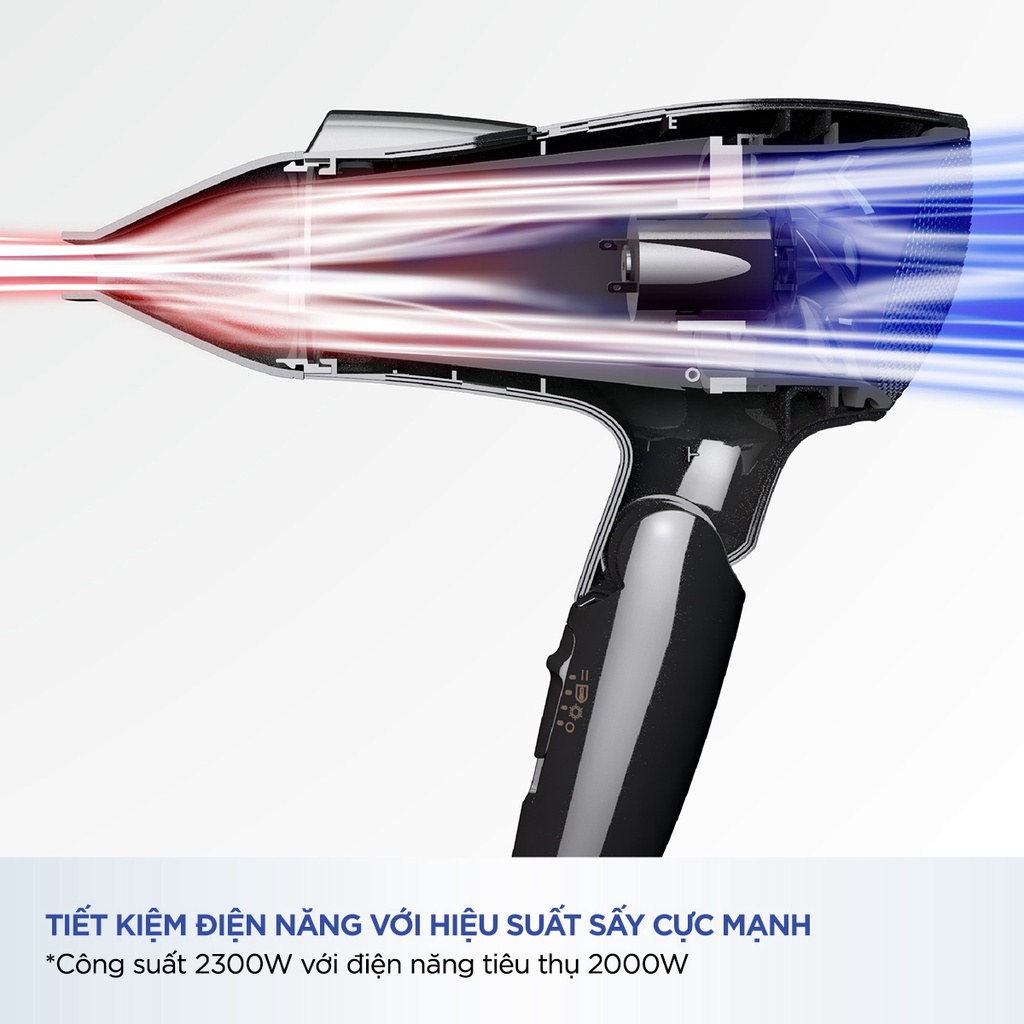 Máy Sấy Tóc Ionity Panasonic EH-NE66-K645 - Tay Cầm Gấp Tiện Lợi - Bảo hành 12 Tháng