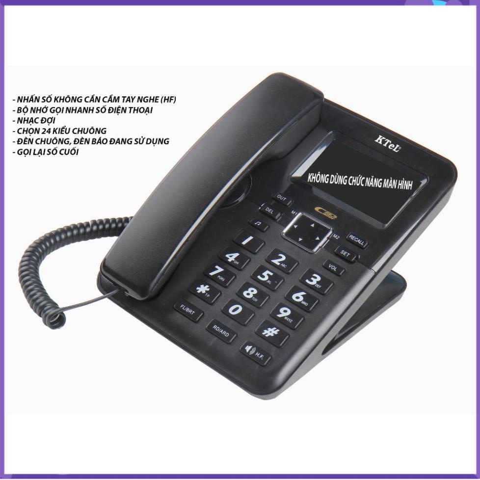 Thanh lý điện thoại KHÔNG MÀN HÌNH dùng cho văn phòng, điện thoại khách sạn, gia đình, loại có dây để bàn.