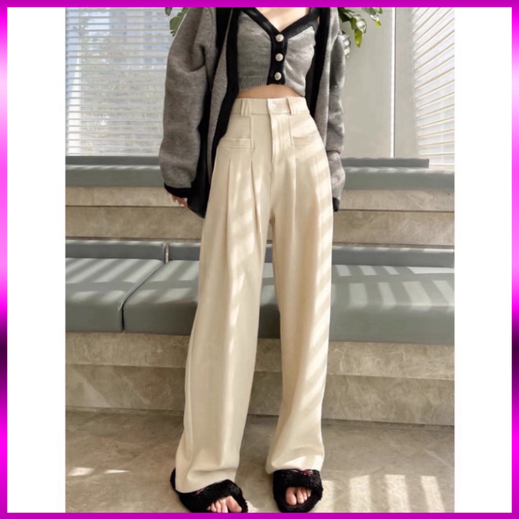 QUẦN SUÔNG TÚI VUÔNG CULOTTES CHẤT LỪ m20 hot freeship