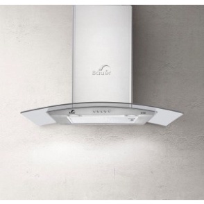Máy hút mùi Bauer BC 70BS Hút mùi kính cong nhà bếp, máy hút khói nhà bếp Bảo hành chính hãng 1 đổi 1 trong 2 năm