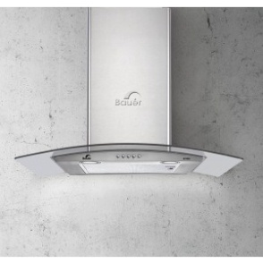 Máy hút mùi Bauer BC 70BS Hút mùi kính cong nhà bếp, máy hút khói nhà bếp Bảo hành chính hãng 1 đổi 1 trong 2 năm