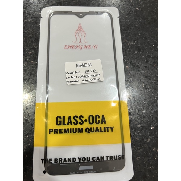 Kính liền keo Nokia C30 / Mặt kính liền keo Nokia C30