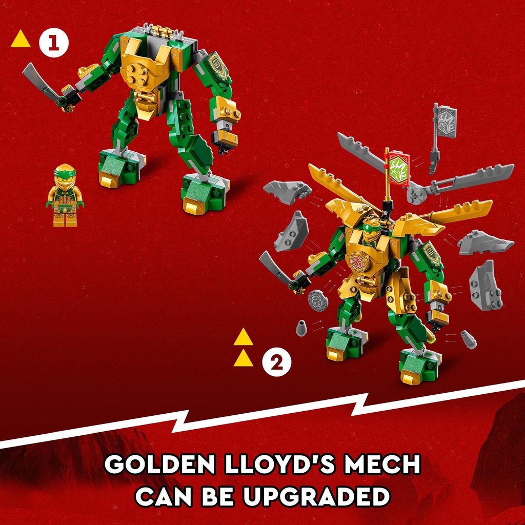 [Mã LIFEMC06CBAU giảm 50k đơn 350k] LEGO Ninjago 71781 Chiến Giáp Tiến Hóa Của Lloyd (223 Chi Tiết)