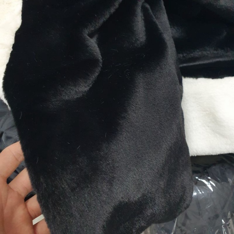 Áo khoác lông cổ cao họa tiết hình vảy phom rộng unisex/ Áo khoác mùa đông oversize 3 màu kiểu khóa kéo | BigBuy360 - bigbuy360.vn