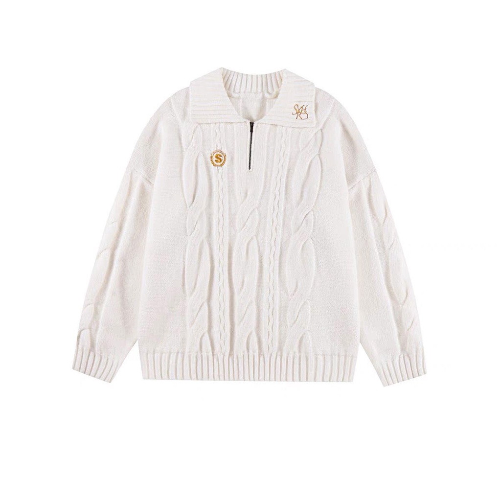 Áo Len Sáp Mềm Cao Cấp Phong Cách ins Thời Trang Xuân Thu Cho Nữ