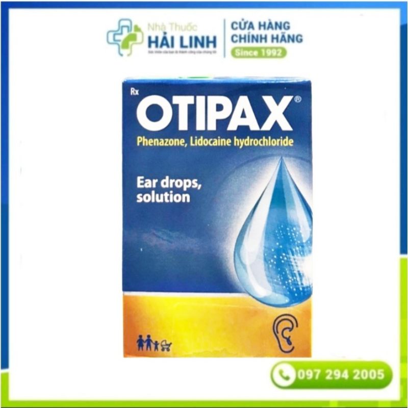Dung dịch nhỏ tai Otipax Pháp ⚡ Tặng quà ⚡ Giúp giảm đau tai