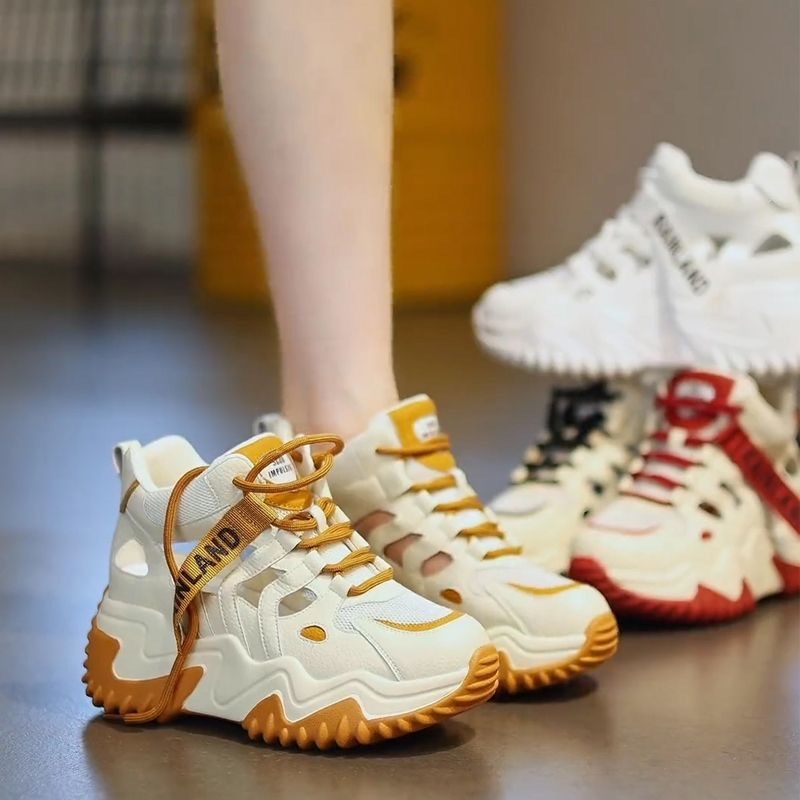 Plover Giày Thể Thao Đế Dày Phối Lưới Thoáng Khí Thời Trang Mùa Hè Cho Nữ