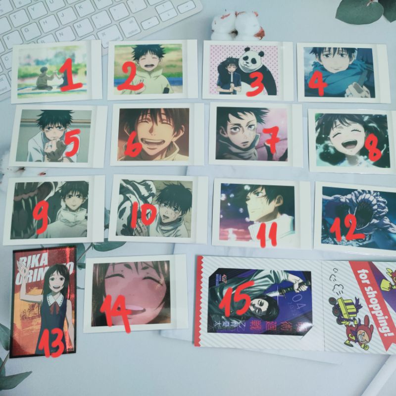 Card Pola Jujutsu Kaisen JJK Chú Thuật Hồi Chiến