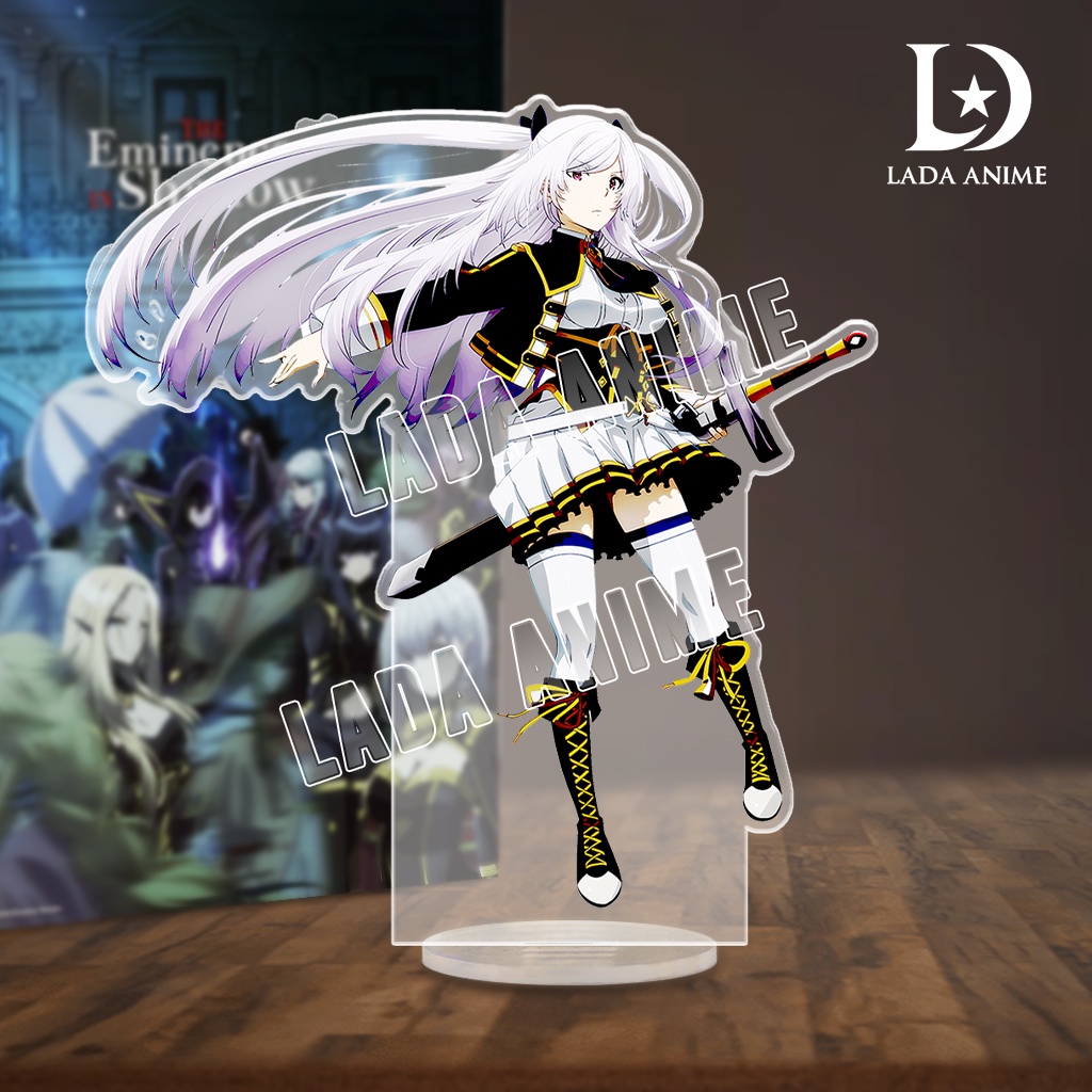 Standee acrylics nhân vật The Eminence In Shadow anime đáng yêu chibi hoạt hình phụ kiện quà tặng độc đáo, trang trí