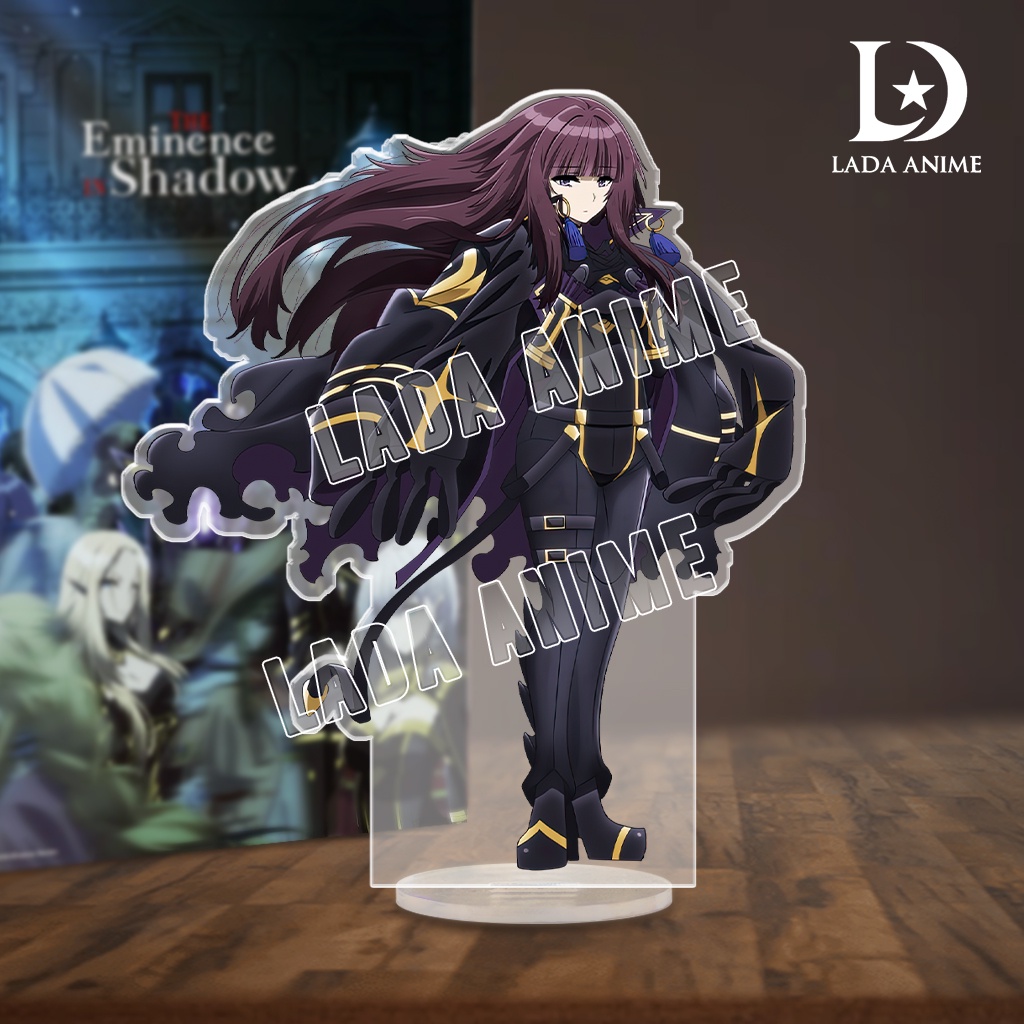 Standee acrylics nhân vật The Eminence In Shadow anime đáng yêu chibi hoạt hình phụ kiện quà tặng độc đáo, trang trí