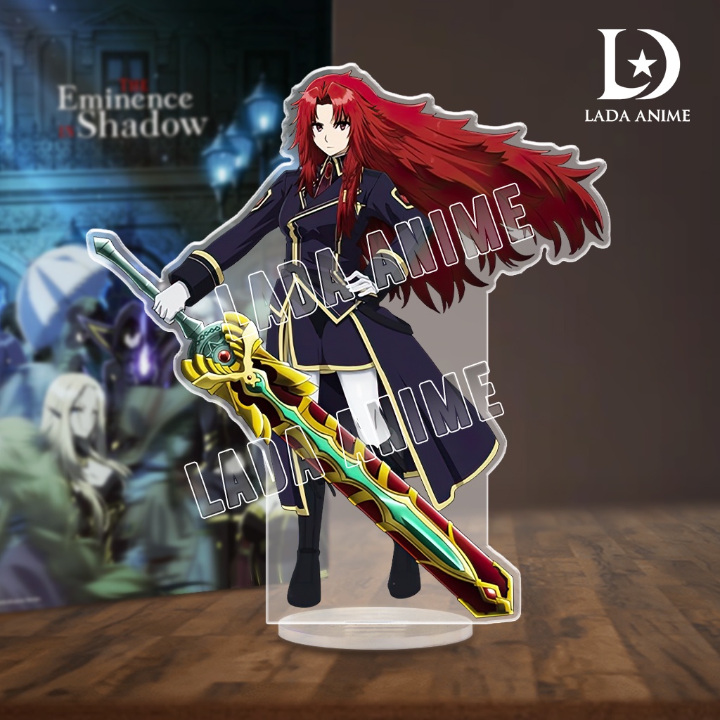 Standee acrylics nhân vật The Eminence In Shadow anime đáng yêu chibi hoạt hình phụ kiện quà tặng độc đáo, trang trí