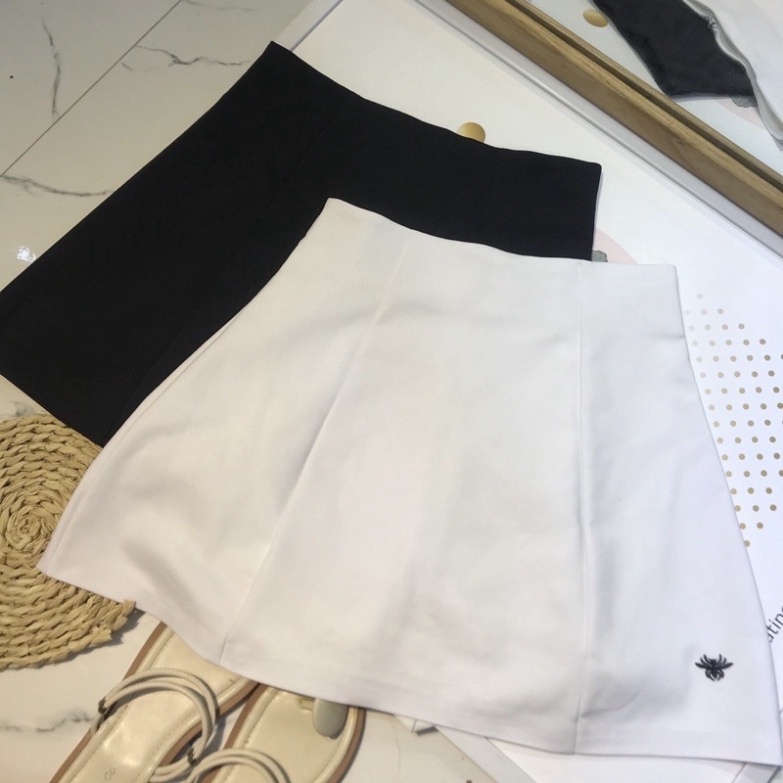 MAT Chân váy chữ a cạp cao Basic dáng xòe chất kaki co và giãn thời thượng có thêu con Ong | BigBuy360 - bigbuy360.vn