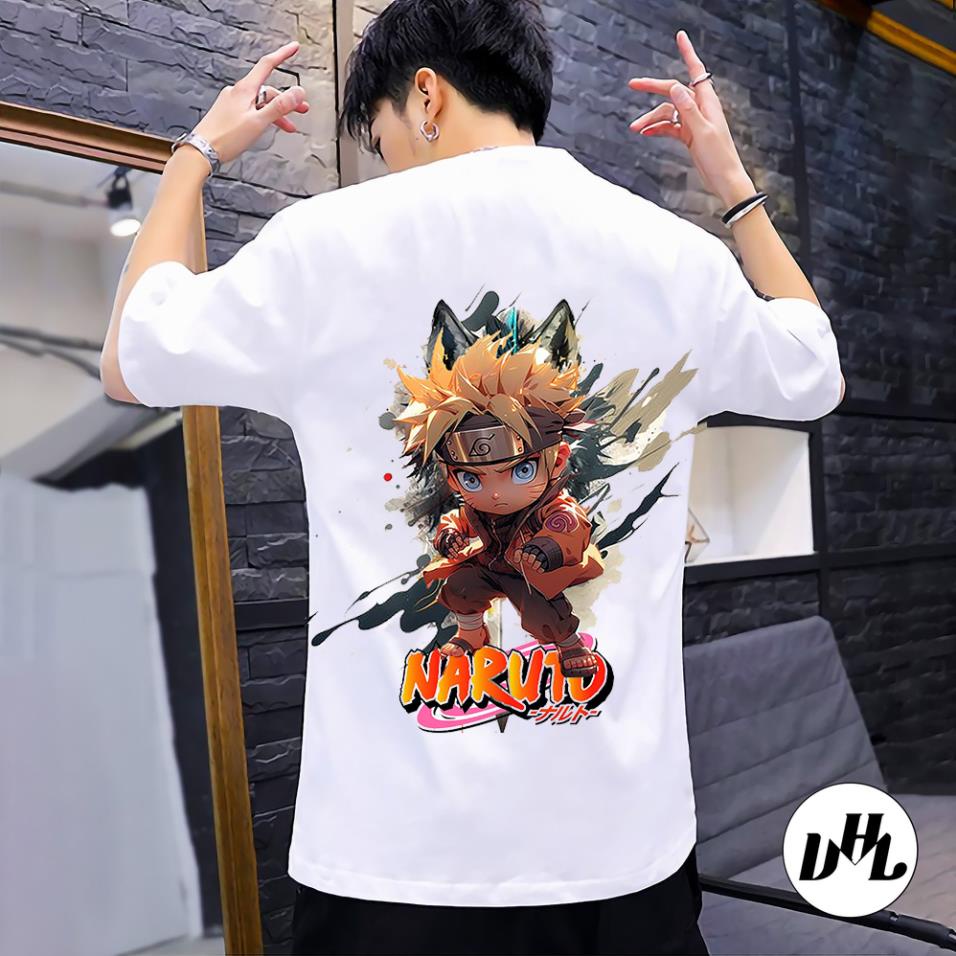 Áo thun nam nữ HÌNH naruto3, Áo thun Anime Manga truyện tranh Naruto Unisex Nam Nữ