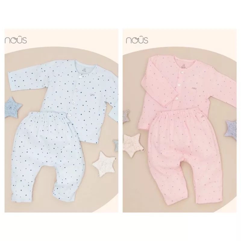 Bộ xô dài tay cài giữa nous