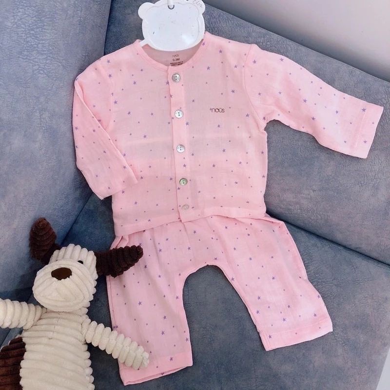 Bộ xô dài tay cài giữa nous