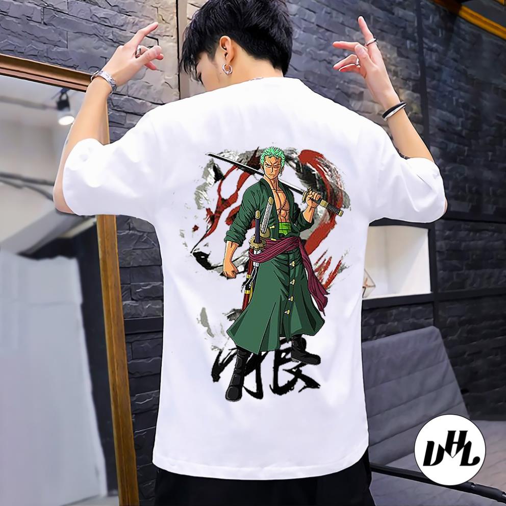 Áo thun nam nữ zoro06, Áo thun Anime Manga truyện tranh naruto Unisex Nam Nữ