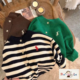 Áo Khoác cardigan Len Dệt Kim Màu Trơn Phong Cách Thời Trang Mới Dành Cho Bé Trai Và Bé Gái