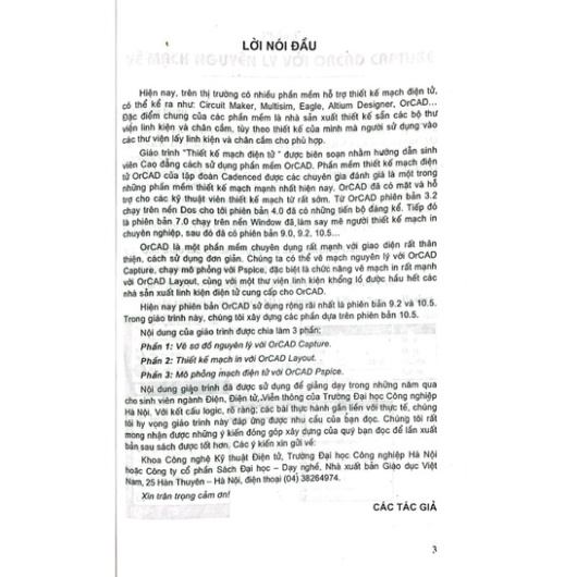 Sách - Giáo Trình Thiết Kế Mạch Điện Tử