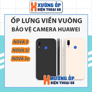 Ốp tpu dẻo huawei nova 3 / 3i / 3e cạnh vuông, bảo vệ camera, rẻ đẹp