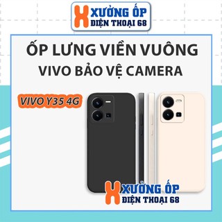 Ốp TPU dẻo Vivo Y35 cạnh vuông, bảo vệ camera, rẻ đẹp