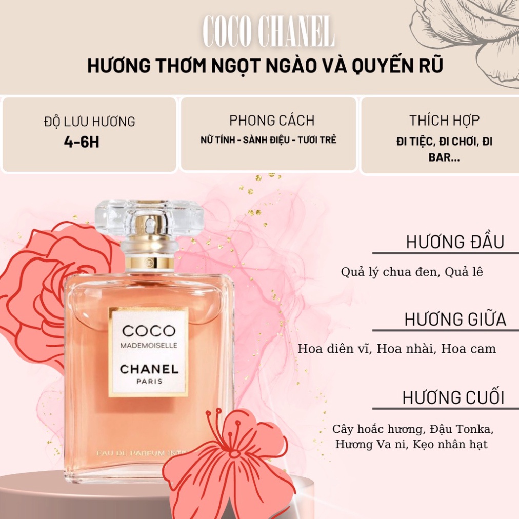 Nước hoa nữ coco Chanel dung tích 100ml KIV 𝗣𝗲𝗿𝗳𝘂𝗺𝗲 | BigBuy360 - bigbuy360.vn