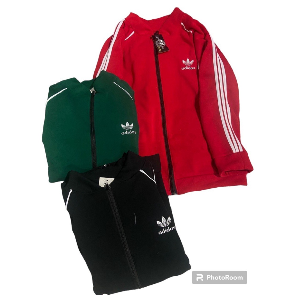 Áo khoác thể thao nam nữ thêu chữ , ADIDAS 3 sọc chất co giãn cực hot 2023 đi chơi đi học