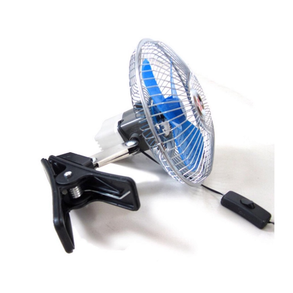 Quạt kẹp làm mát trên xe ô tô hàng chất lượng cao cho các loại xe dùng 12v hoặc 24v | BigBuy360 - bigbuy360.vn
