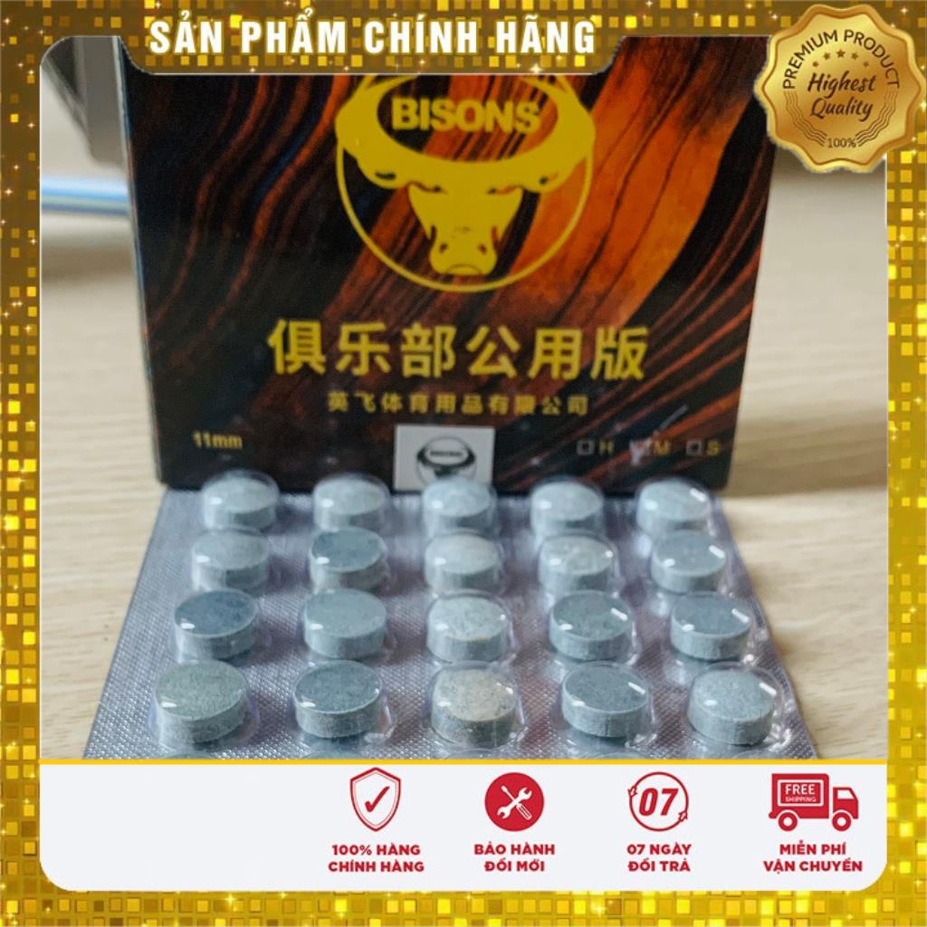 Đầu Cơ Bida , Đầu Tẩy Bi- A Loại Da Bò Bisons Tầm Trung, Lẻ 1 Viên- BIDA TRƯỜNG THỌ.